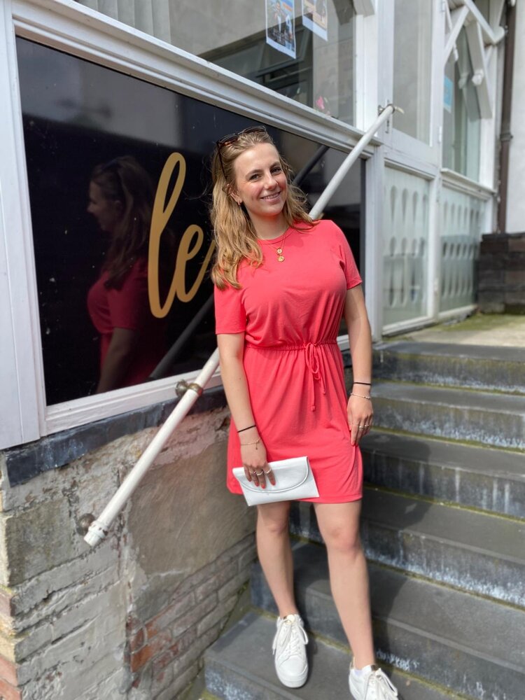 JDY JDYDALILA S/S STRING DRESS JRS NOOS