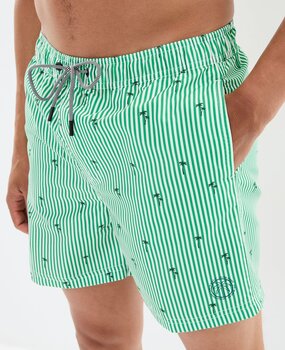 Jack en Jones JPSTFIJI JJSWIM SMALL STRIPES LY SN GREEN BEE Jack en Jones JPSTFIJI JJSWIM SMALL STRIPES LY SN GREEN BEE