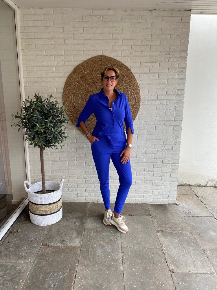 Mi Piace JUMPSUIT TRAVELSTOF 202033 COBALT Mi Piace JUMPSUIT TRAVELSTOF 202033 COBALT