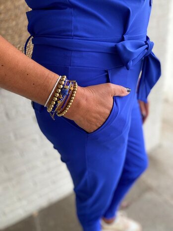 Mi Piace JUMPSUIT TRAVELSTOF 202033 COBALT Mi Piace JUMPSUIT TRAVELSTOF 202033 COBALT