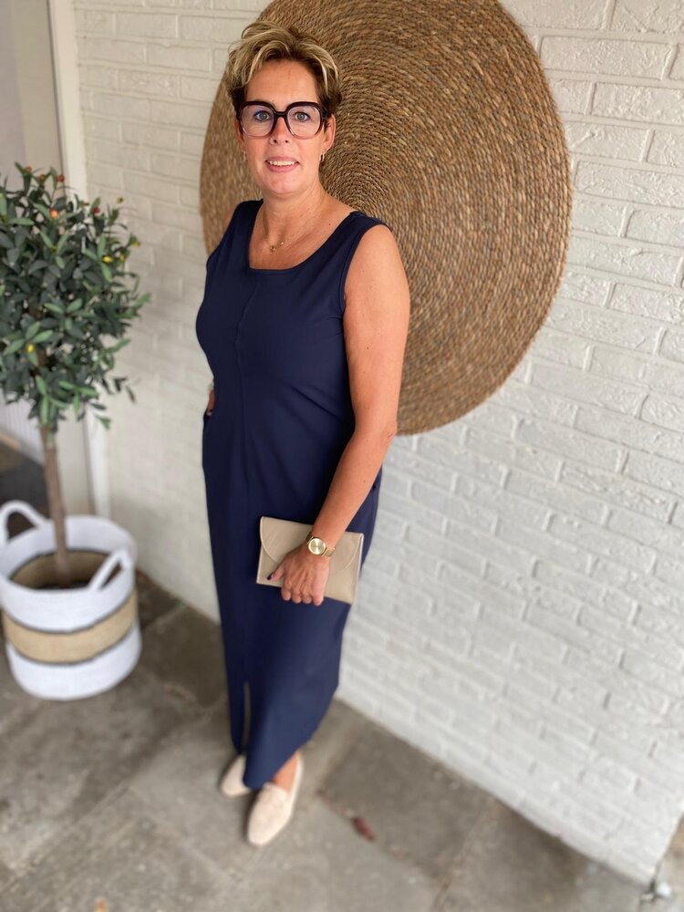 Mi Piace JURK TRAVELSTOF 202278 DARK BLUE