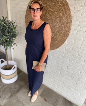 Mi Piace JURK TRAVELSTOF 202278 DARK BLUE