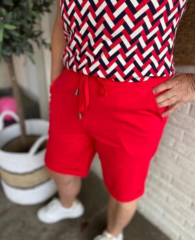 Mi Piace SHORT TRAVELSTOF 202423 RED