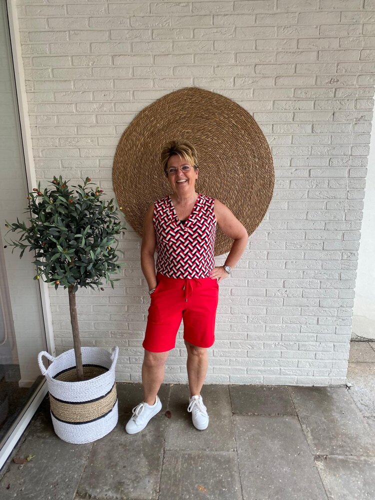 Mi Piace SHORT TRAVELSTOF 202423 RED