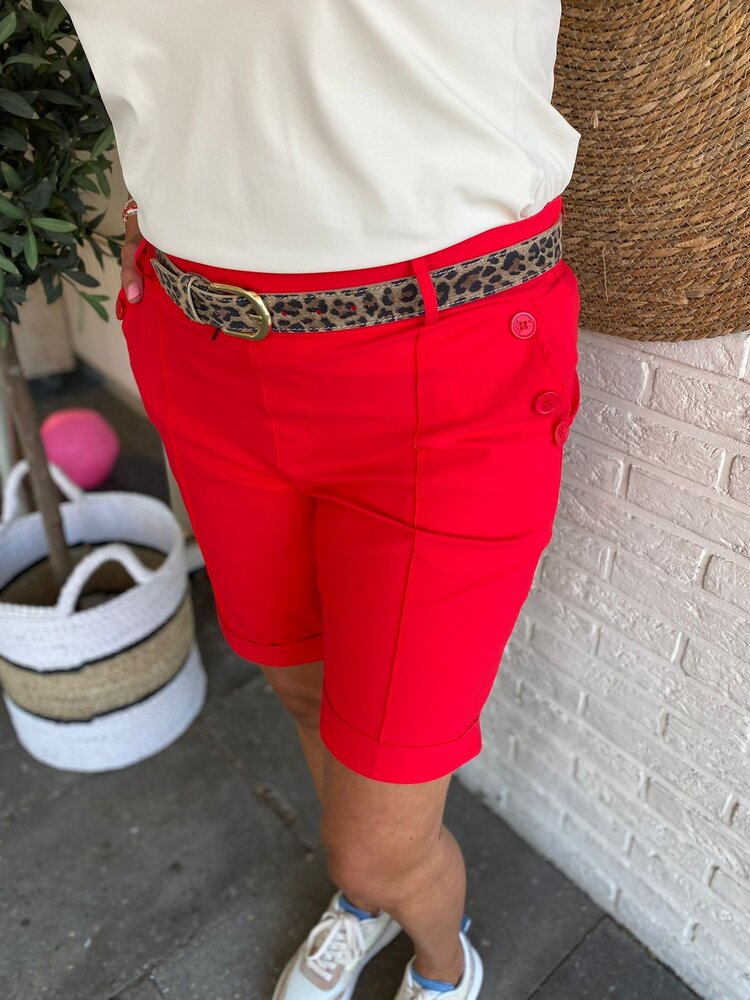 Mi Piace SHORT TRAVELSTOF 202272 RED