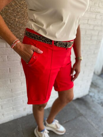 Mi Piace SHORT TRAVELSTOF 202272 RED