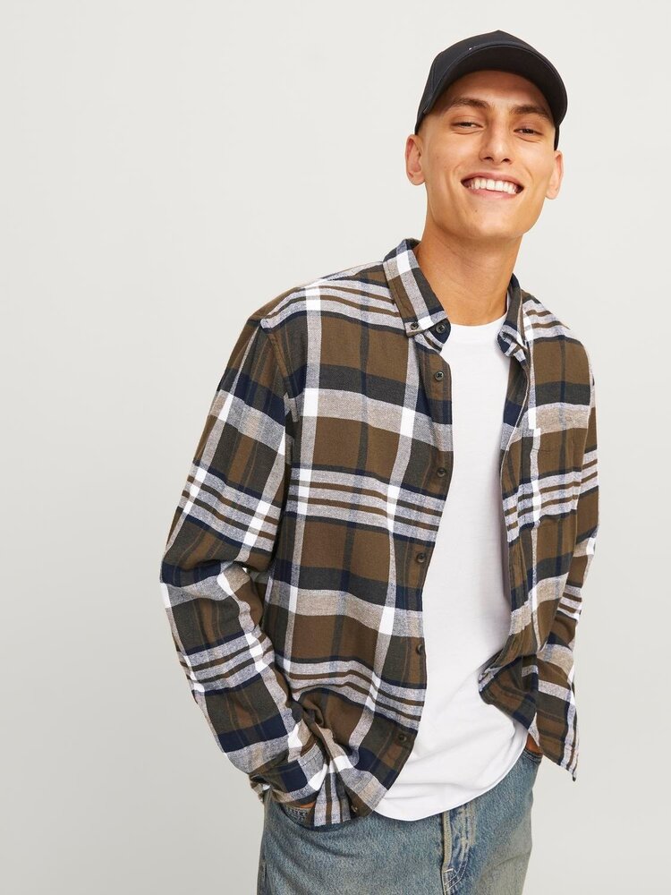 Jack en Jones JJECLASSIC AUTUMN CHECK SHIRT LS SN