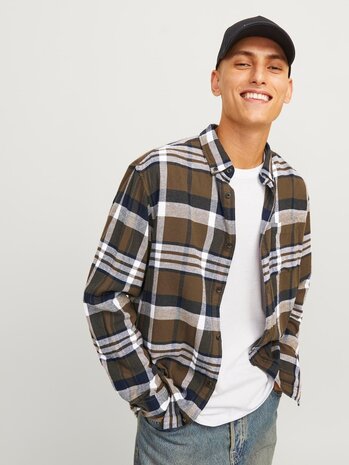 Jack en Jones JJECLASSIC AUTUMN CHECK SHIRT LS SN