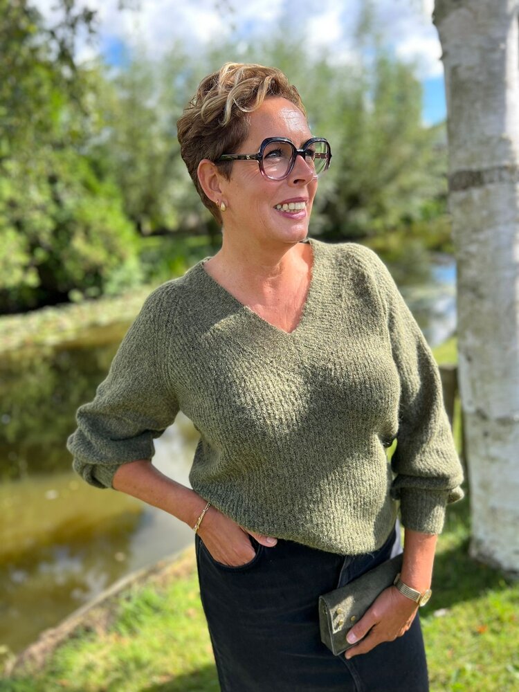 JDY JDYINGEBORG ADA LIFE L/S V-NECK PULL KNT JDY JDYINGEBORG ADA LIFE L/S V-NECK PULL KNT