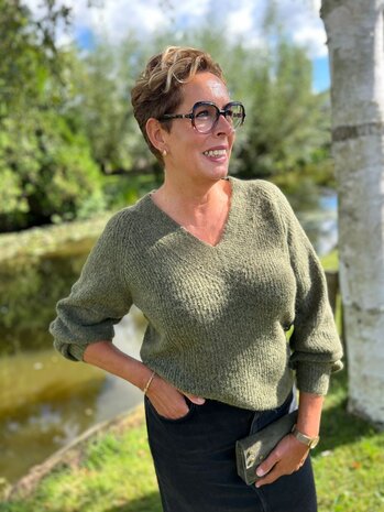 JDY JDYINGEBORG ADA LIFE L/S V-NECK PULL KNT JDY JDYINGEBORG ADA LIFE L/S V-NECK PULL KNT