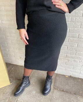 JDY JDYANNIE LIFE RIB SLIT SKIRT KNT JDY JDYANNIE LIFE RIB SLIT SKIRT KNT