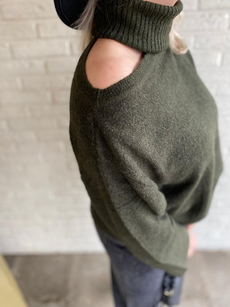 JDY JDYDEBBIE L/S CUT OUT RN PULLOVER KNT JDY JDYDEBBIE L/S CUT OUT RN PULLOVER KNT