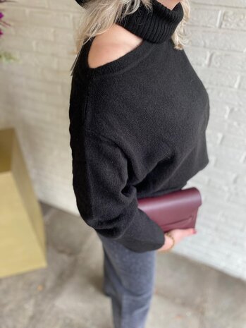 JDY JDYDEBBIE L/S CUT OUT RN PULLOVER KNT JDY JDYDEBBIE L/S CUT OUT RN PULLOVER KNT