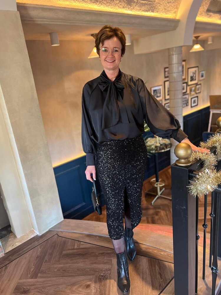 PAILLETTEN ROK ONE SIZE