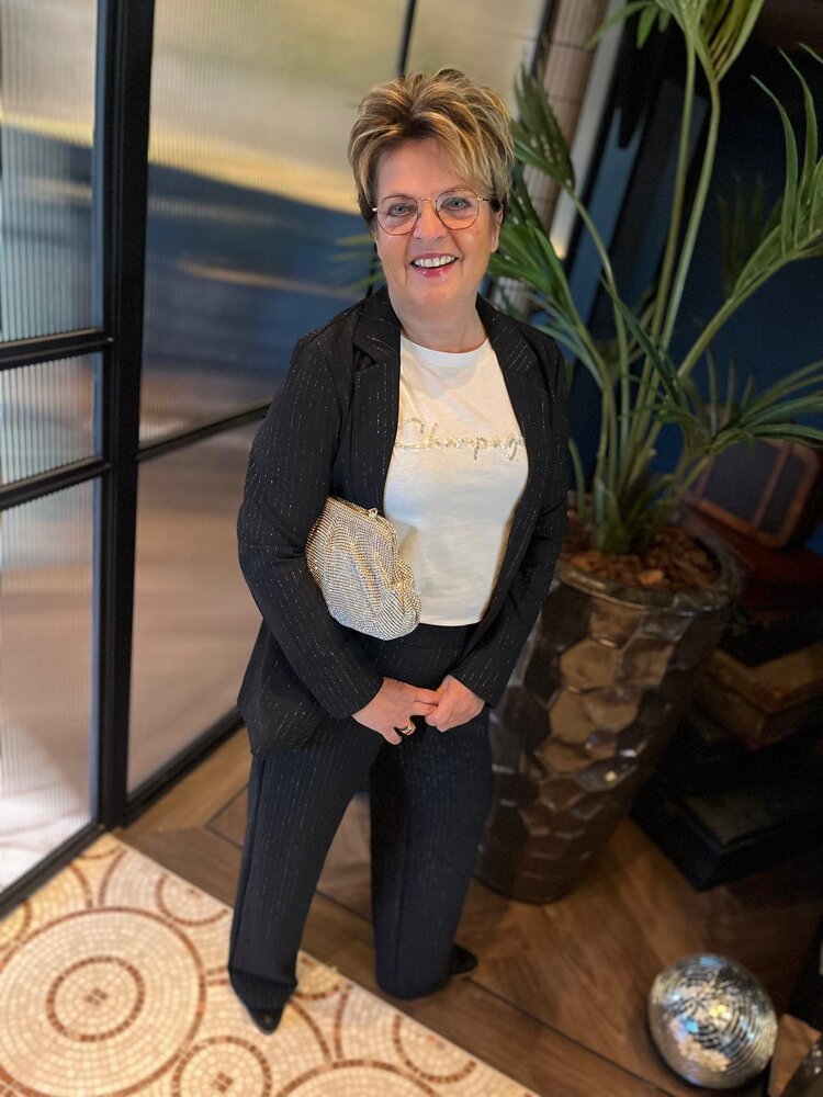 JDY JDYMARY L/S LUREX BLAZER JRS