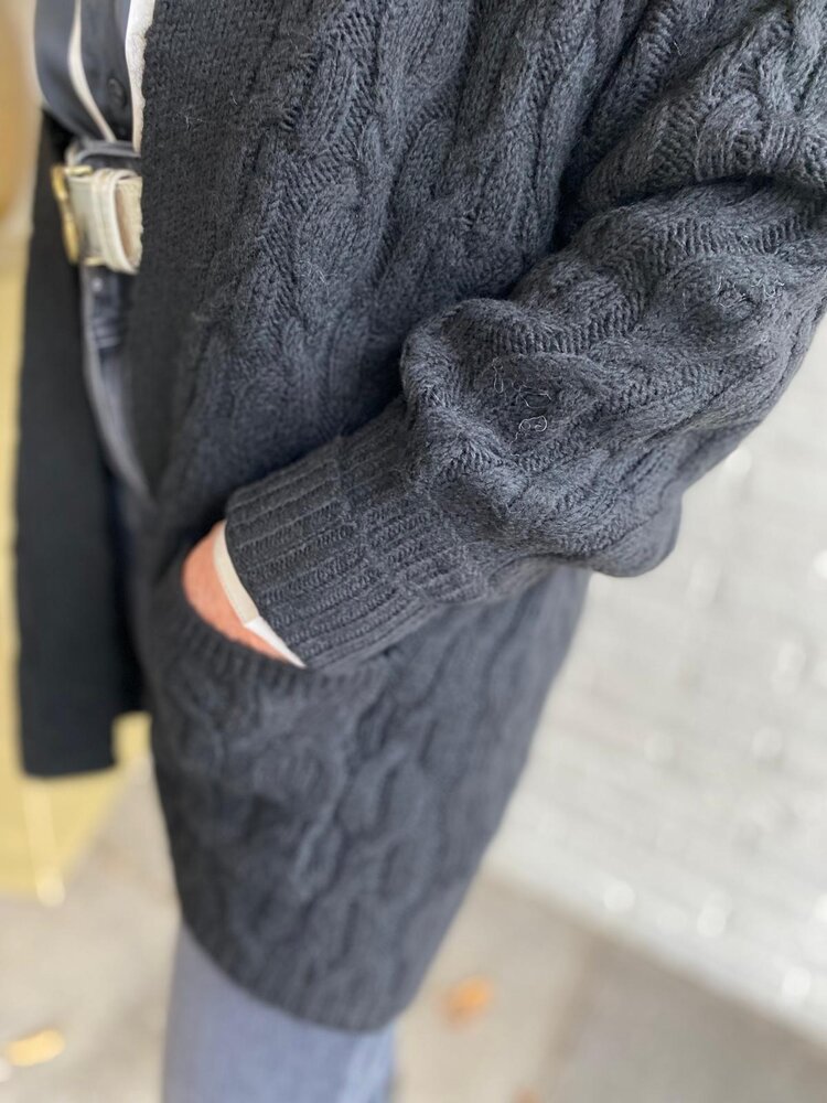 JDY JDYBLISS LS OPEN LONG CABLE CARDIGAN KNT JDY JDYBLISS LS OPEN LONG CABLE CARDIGAN KNT