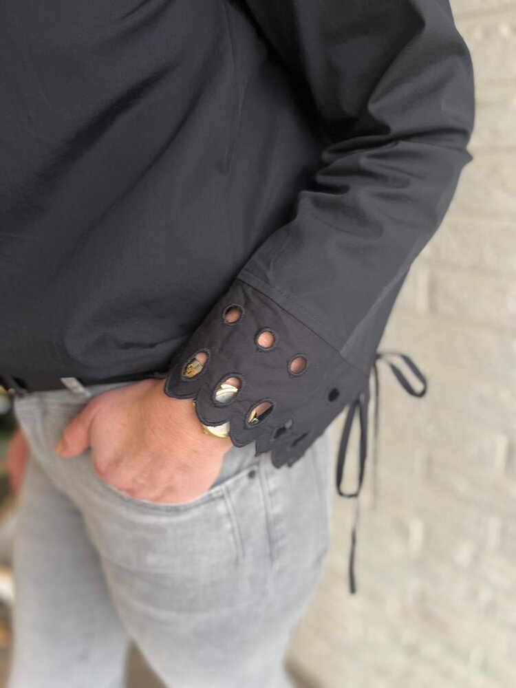 JDY JDYMIMI L/S CUTOUT SHIRT WVN