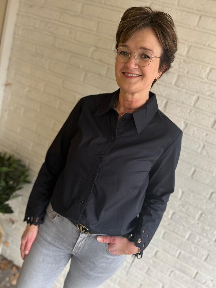 JDY JDYMIMI L/S CUTOUT SHIRT WVN