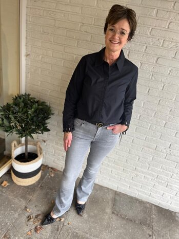 JDY JDYMIMI L/S CUTOUT SHIRT WVN