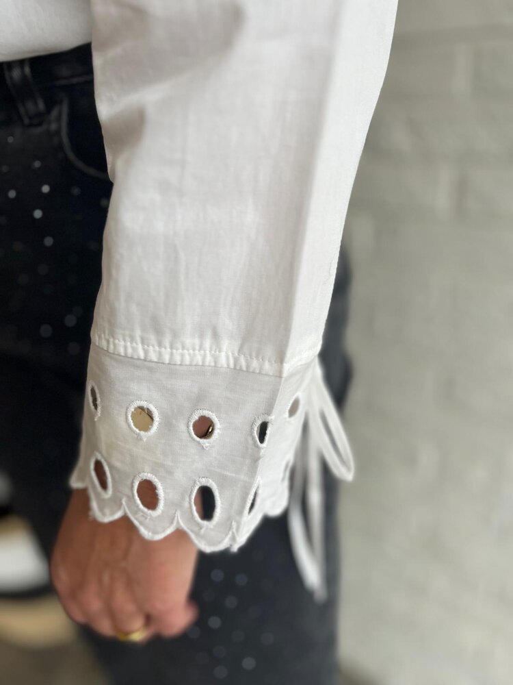 JDY JDYMIMI L/S CUTOUT SHIRT WVN