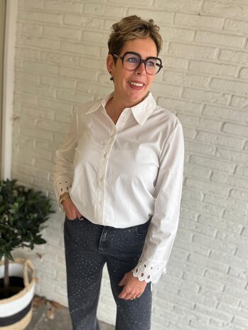 JDY JDYMIMI L/S CUTOUT SHIRT WVN