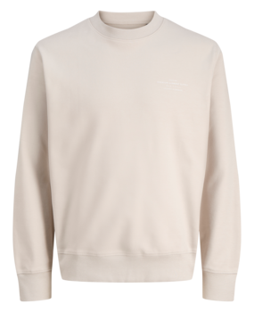 Jack en Jones JPRBLACHAD BRANDING SWEAT CREW NECK LN Jack en Jones JPRBLACHAD BRANDING SWEAT CREW NECK LN