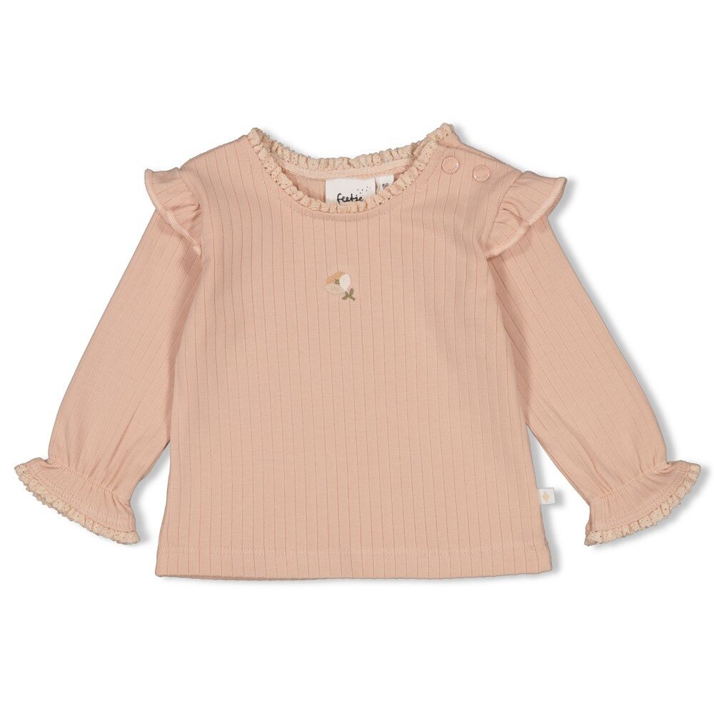Feetje LONGSLEEVE RIB - SWEET POPPY - 51602500