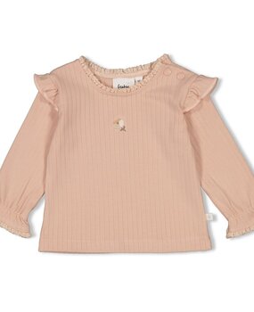 Feetje LONGSLEEVE RIB - SWEET POPPY - 51602500 Feetje LONGSLEEVE RIB - SWEET POPPY - 51602500