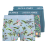 Jack en Jones JACFLOWER BIRD TRUNKS 3 PACK SN CHAMBRAY BLUE/OCEANVIEW