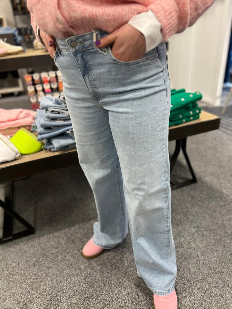 JDY JDYFELINA-FINA HW WIDE JNS LBD DNM NOOS LIGHT BLUE DENIM