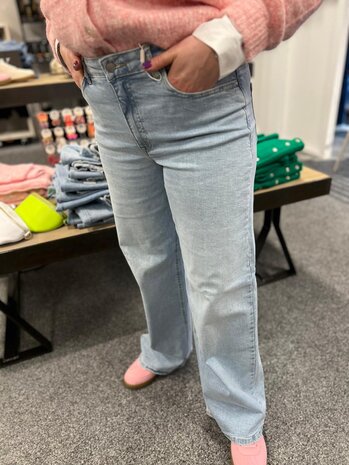 JDY JDYFELINA-FINA HW WIDE JNS LBD DNM NOOS LIGHT BLUE DENIM