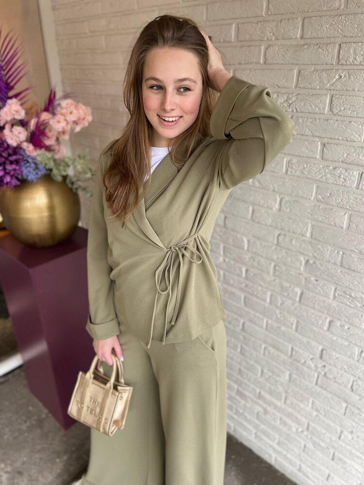 JDY JDYGEGGO LIFE L/S TIE BLAZER JRS