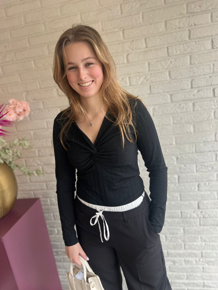 JDY JDYTIPPA L/S KNOT TOP JRS JDY JDYTIPPA L/S KNOT TOP JRS