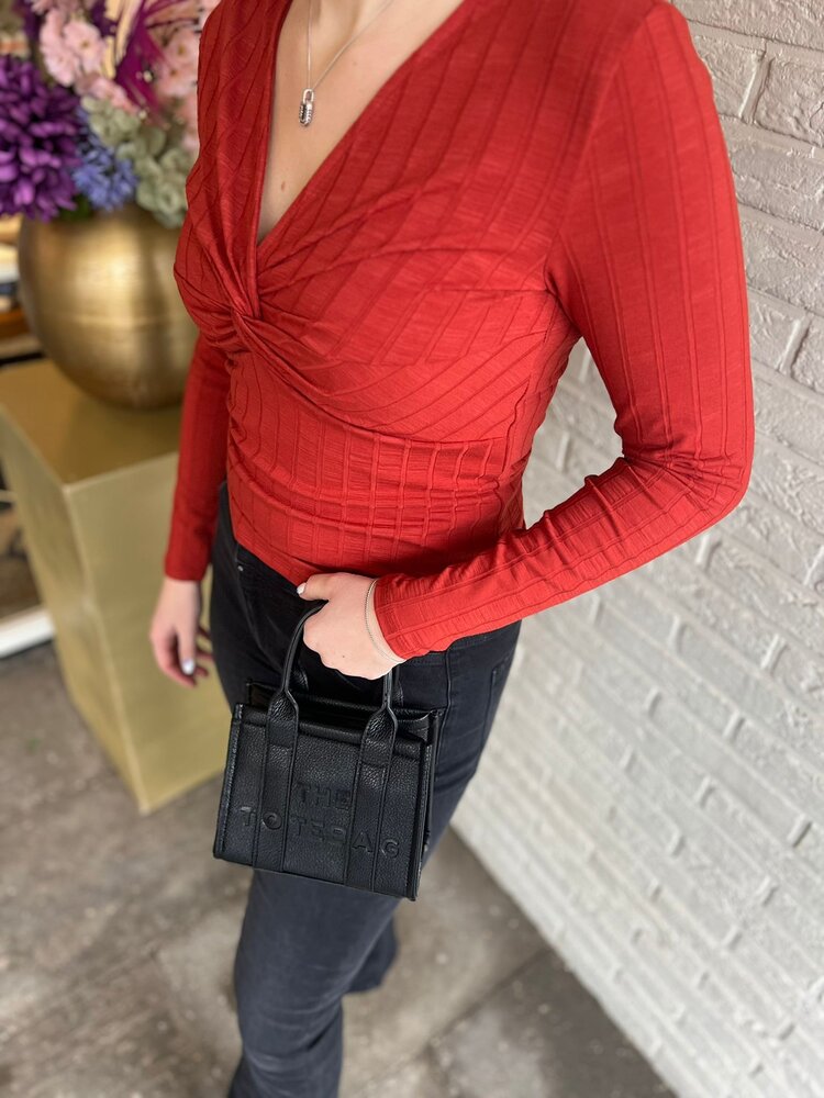 JDY JDYTIPPA L/S KNOT TOP JRS JDY JDYTIPPA L/S KNOT TOP JRS
