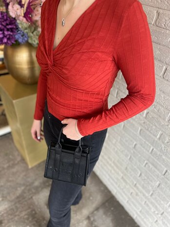 JDY JDYTIPPA L/S KNOT TOP JRS JDY JDYTIPPA L/S KNOT TOP JRS