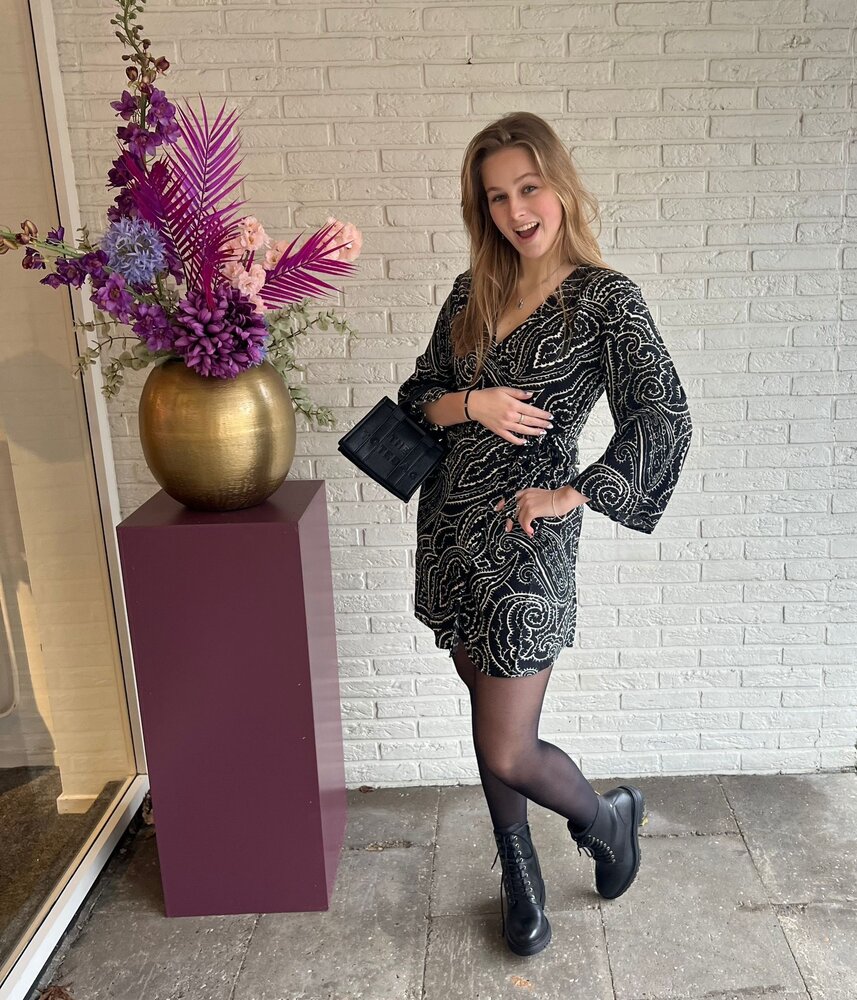 JDY JDYPEPPER 7/8 WRAP DRESS WVN DIA