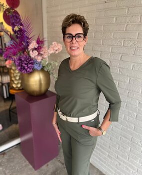 Mi Piace TOP 3/4 MOUW TRAVELSTOF 202095 DEEP DEPTH