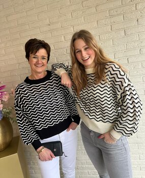 JDY JDYRITA L/S SHORT STRUC PULL KNT NOOS