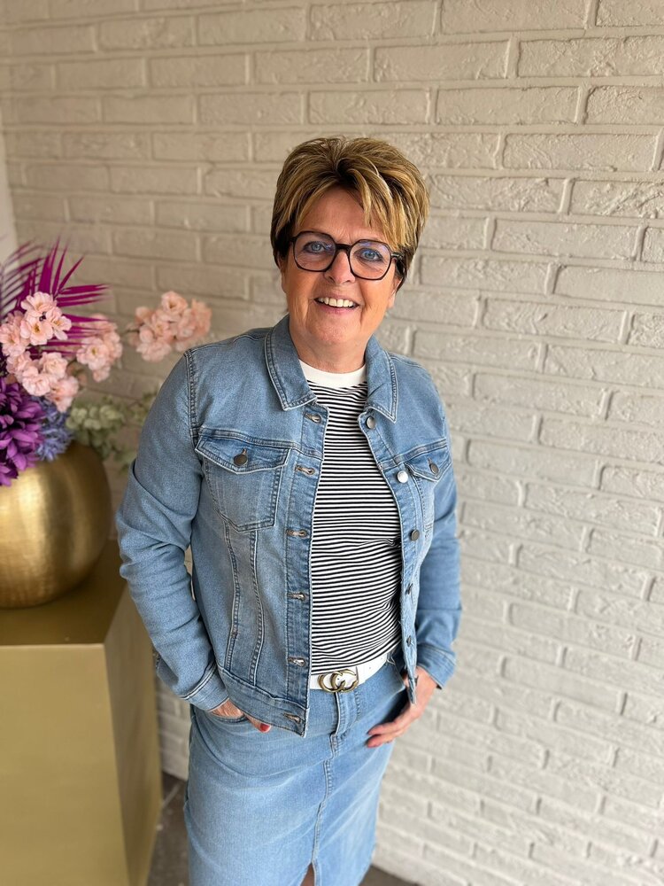 JDY JDYMOON L/S JACKET DNM MIX MEDIUM BLUE DENIM