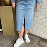 JDY JDYMOON HW MIDI SLIT SKIRT MIX DNM MEDIUM BLUE DENIM JDY JDYMOON HW MIDI SLIT SKIRT MIX DNM MEDIUM BLUE DENIM