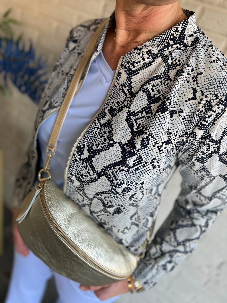 Mi Piace BOMBERJACK TRAVELSTOF 202463 KIT SNAKE PRINT