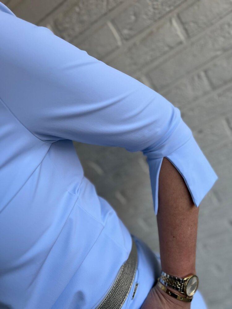 Mi Piace TOP 3/4 MOUW TRAVELSTOF 202095 LIGHT BLUE