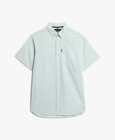 Superdry OXFORD S/S SHIRT LIGHT GREEN