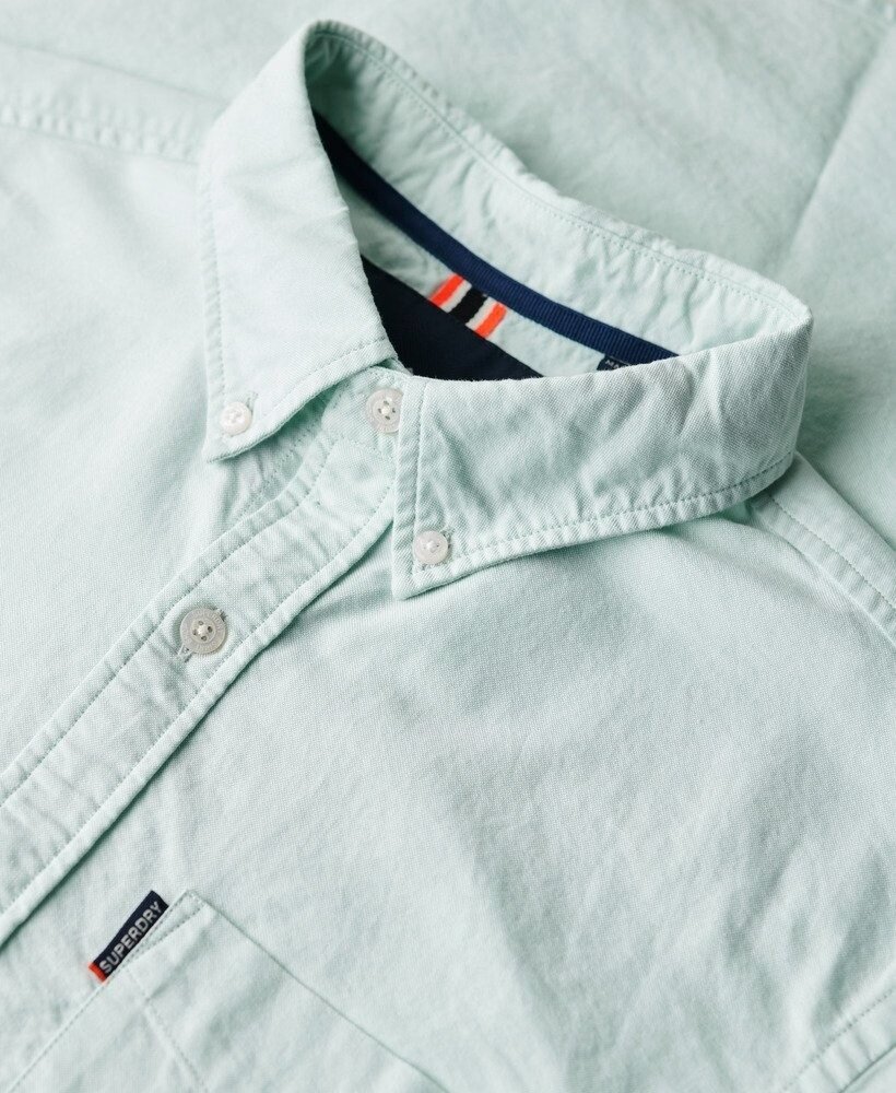 Superdry OXFORD S/S SHIRT LIGHT GREEN