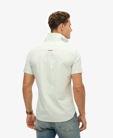 Superdry OXFORD S/S SHIRT LIGHT GREEN