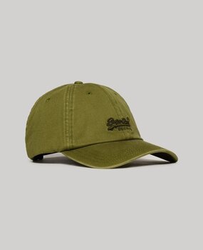 Superdry VINTAGE EMBROIDERY CAP OLIVE KHAKI Superdry VINTAGE EMBROIDERY CAP OLIVE KHAKI