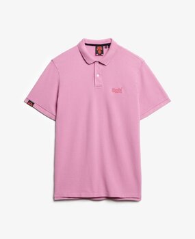 Superdry VINT DESTROY POLO FUCHSIA PINK Superdry VINT DESTROY POLO FUCHSIA PINK