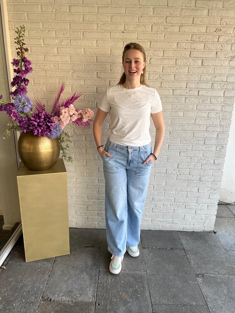 JDY JDYCATHINKA S/S TAG TOP JRS NOOS