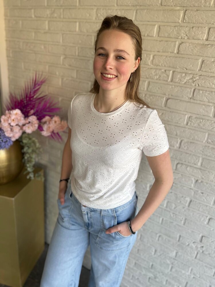 JDY JDYCATHINKA S/S TAG TOP JRS NOOS