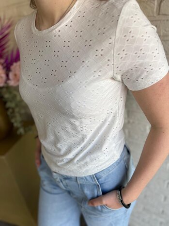 JDY JDYCATHINKA S/S TAG TOP JRS NOOS